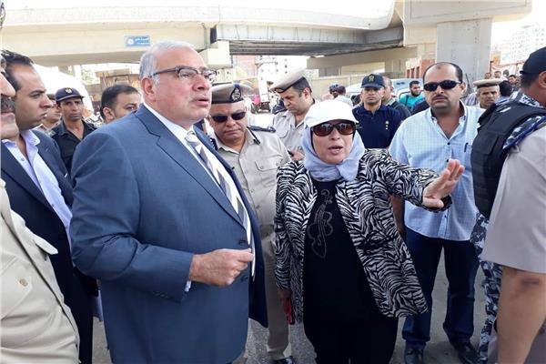 محافظ القليوبية : حملة مكبرة لازالة الاشغالات بمنطقة الكبارى بمدينة بنها 