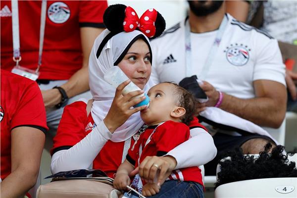 صورة من مدرجات المباراة