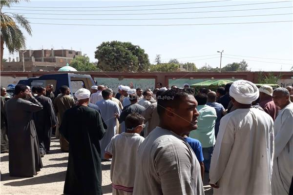 تشييع جنازة شقيقه فضيلة الإمام الأكبر شيخ الازهر