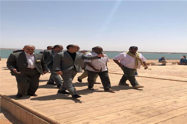 الفريق يونس المصرى يتفقد مطاري أبو سمبل وأسوان الدولي