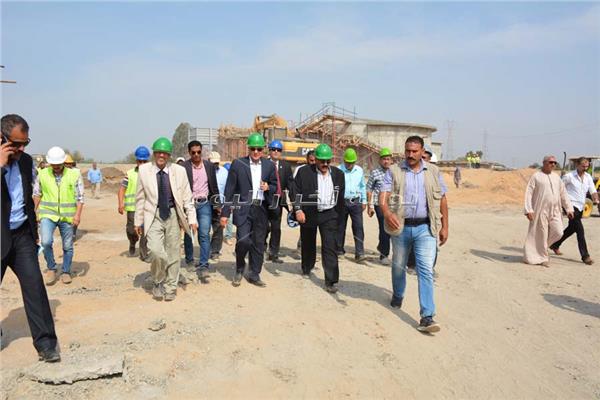 محافظ الجيزة .. التشغيل التجريبي لمحطة مياه أوسيم نهايه العام الحالى
