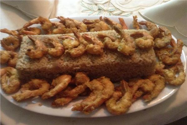 جمبرى بانيه أرز بالجمبرى