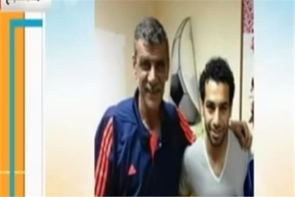 الكابتن حمدي نوح مع محمد صلاح 