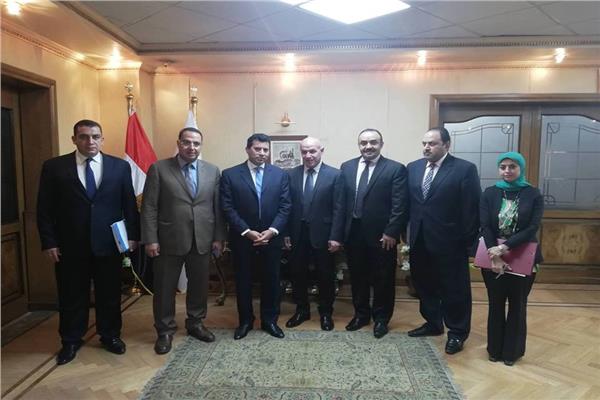 وزير الرياضة يلتقى وفد وزارة الشباب والرياضة اللبناني  