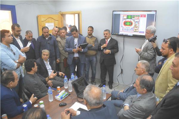 وزير الشباب يفتتح ملعب وحمام سباحة بمركز ابوقرقاص بالمنيا