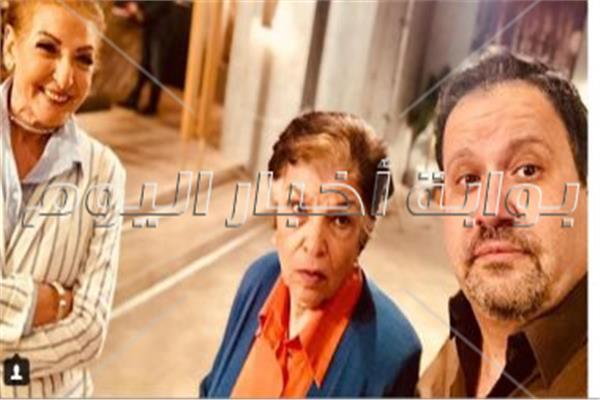 إنعام سالوسة مع إدوارد وليلى عز العرب