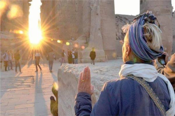 تعامد الشمس في الاقصر