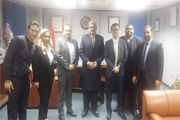 مصر للطيران تقدم خدماتها للخطوط الجوية الكورية بمطار القاهرة