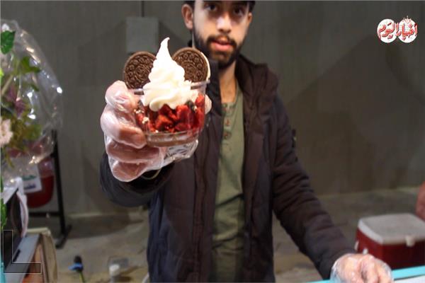 الشاب مصطفي محمود بائع النوتيلا 