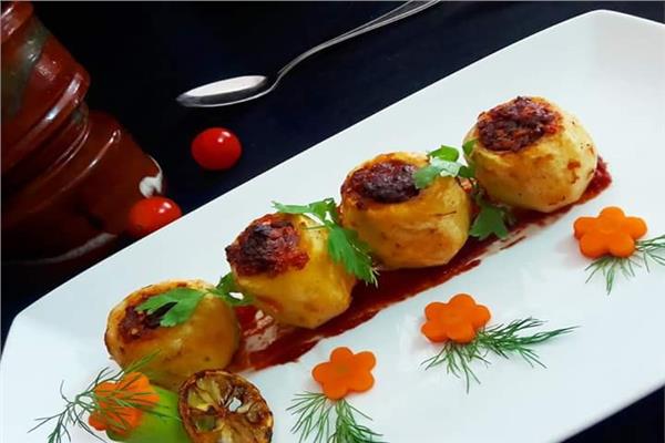 بطاطس بحشو اللحم المفروم
