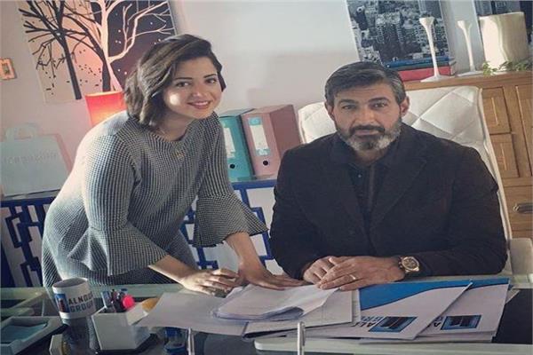 ياسر جلال ومنى فاروق