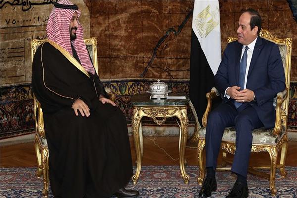 الرئيس السيسي وولي العهد السعودي - أرشيفية