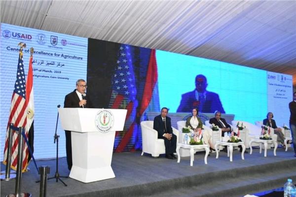 خلال تدشين مركز التميز في العلوم الزراعية بشراكة أمريكية