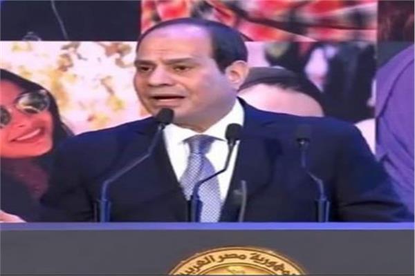 الرئيس السيسي في يوم المرأة