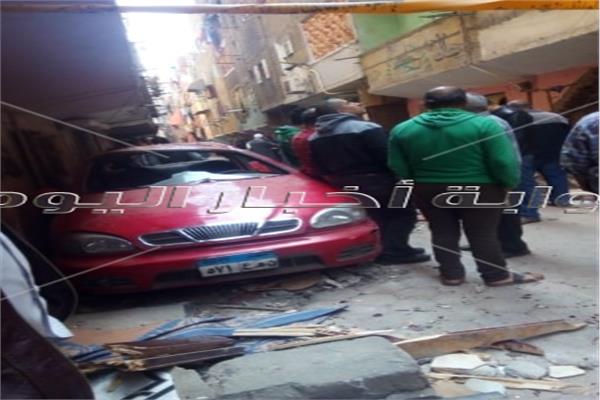  انفجار ماسورة غاز بالزاوية الحمراء