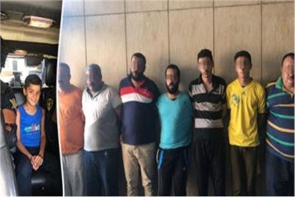 المتهمين بخطف طفل الشروق
