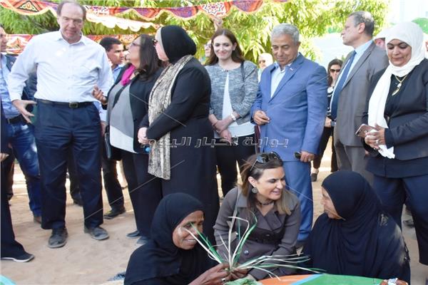 تفقد المشروعات متناهية الصغر بقرية غرب سهيل