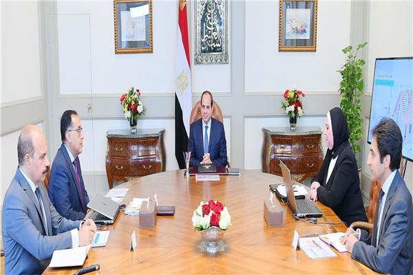 السيسي يوجه بتعزيز دور جهاز تنمية المشروعات لتوفير فرص عمل للشباب