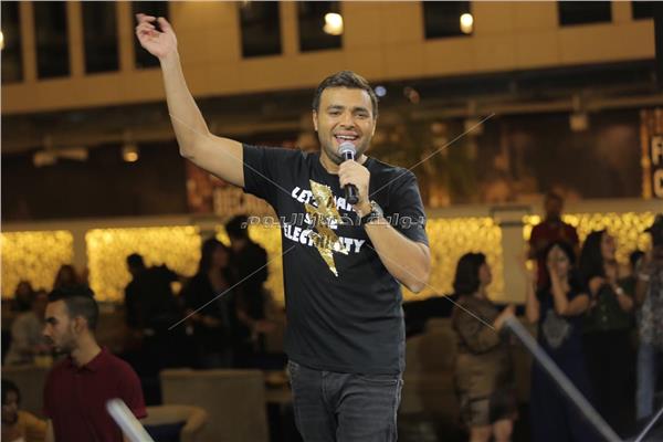 رامي صبري خلال الحفل