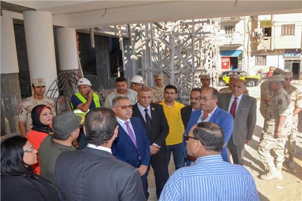 جولة ميدانية لأعضاء الإدارة المحلية بالنواب في بشائر الخير ومحور المحمودية