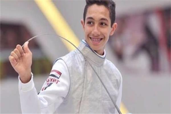 محمد حمزة لاعب المنتخب الوطني لسلاح الشيش
