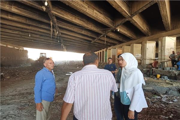 نائب محافظ القليوبية في جولة تفقدية لمدينة الخصوص