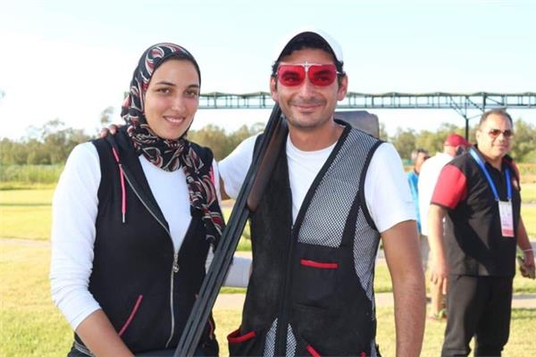  أحمد قمر بطل منتخب مصر للرماية 