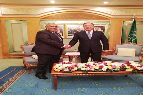 وزير الزراعة المصري ونظيره الكازاخستاني