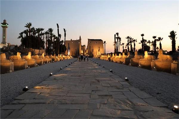 طريق الكباش بالأقصر