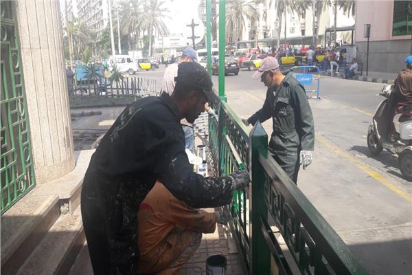 إصلاح وتجميل ودهان يوم في حب ميناء الإسكندرية