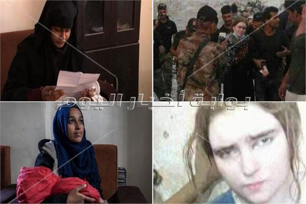 صورة مجمعة لفتيات هربن للإنضمام لداعش