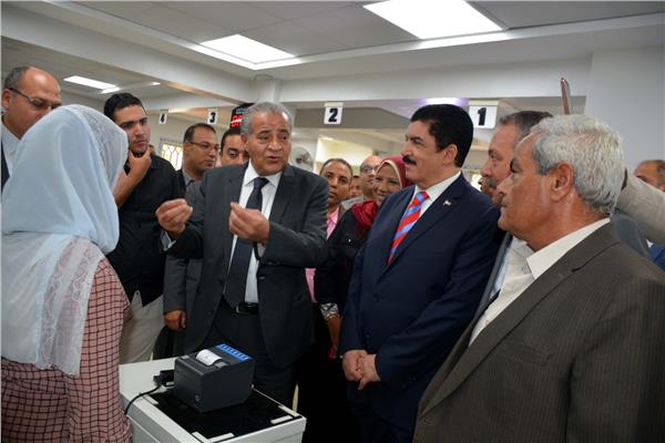 محافظ القليوبية يستقبل وزير التموين والتجارة الداخلية 