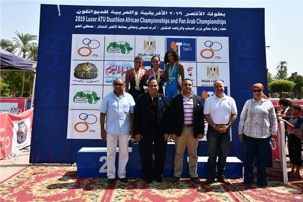 نتائج البطولة العربية والإفريقية للترايثلون بالأقصر   