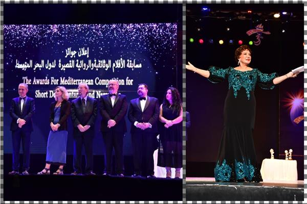 تكريم نجوم مهرجان الأسكندرية السينمائى الدولى لدول البحر الأبيض المتوسط