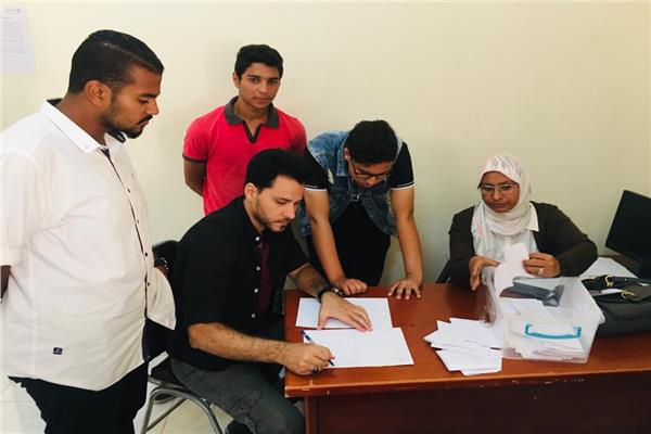  الانتخابات الطلابية بجامعة مطروح  