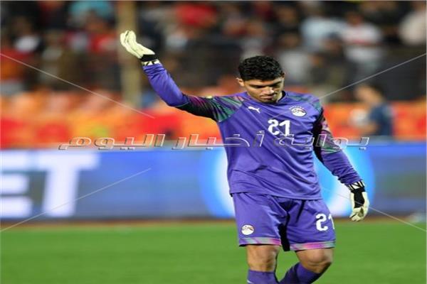 محمد صبحي حارس مرمى المنتخب الأولمبي