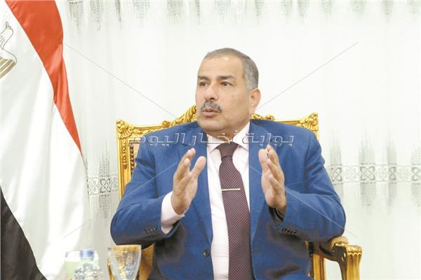 اللواء يسري النمر خلال الحوار