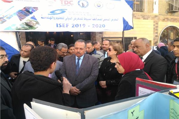 افتتاح المعرض الدولى للعلوم والهندسة للطلاب المبتكرين