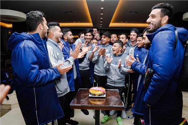 بيراميدز يحتفل بعيد ميلاد جبر والجباس 