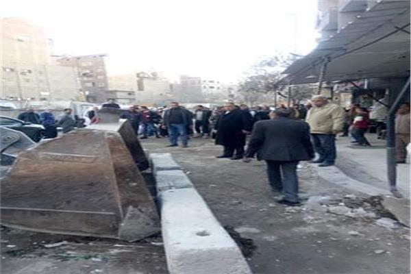  الجيزة تزيل اشغالات البوهي والقومية بشمال الجيزة