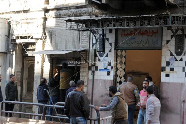 انهيار عقار الإسكندرية