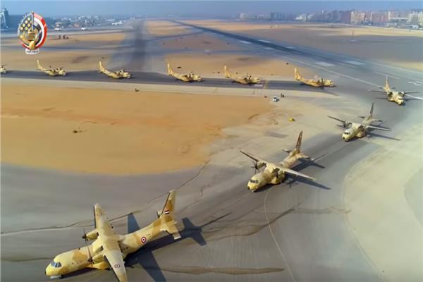 صورة من تدريبات القوات المسلحة بقاعدة برنيس
