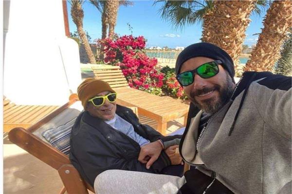 صلاح السعدني ونجله أحمد 