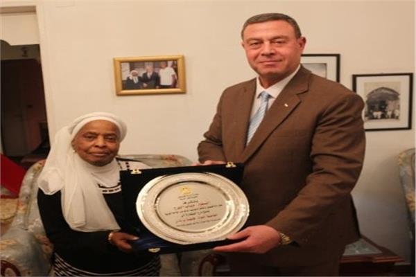 السفير دياب اللوح وفاطمة برناوي