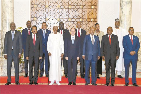 الرئيس السيسي مع قادة أفريقيا لدعم السودان