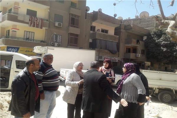 نائبة محافظ القاهرة تتفقدت المشروعات التنموية بحي المعصرة