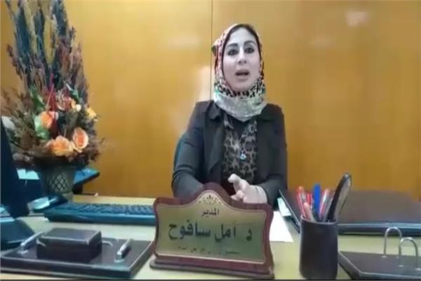 الدكتورة امل سافوح مدير المركز الإقليمي لخدمات نقل الدم بطنطا
