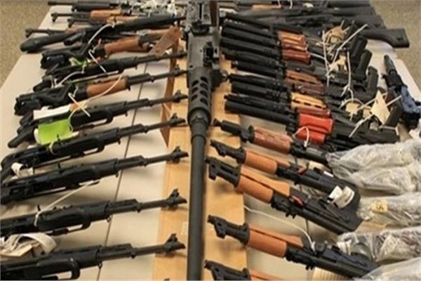 ضبط 4 قطع أسلحة نارية وكميات من البانجو فى ميت غمر