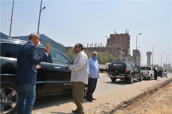 تطوير ورفع كفاءة الطرق بمنطقة مسطرد 