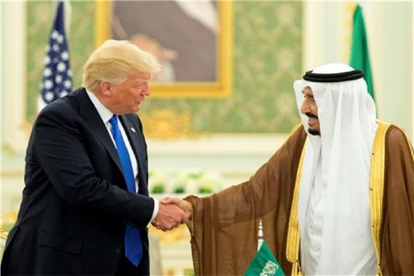 خادم الحرمين وترامب 